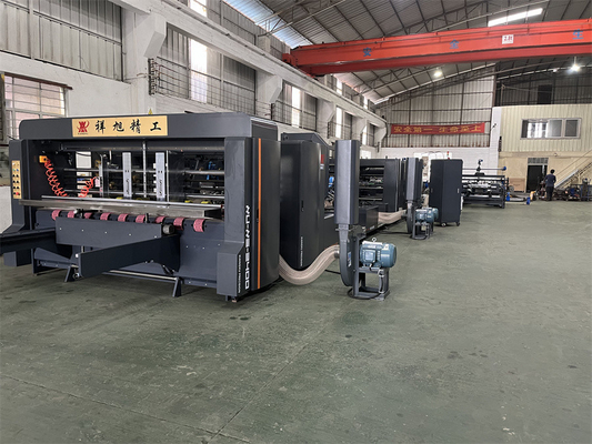 Máquina plegadora-encoladora-grapadora de cartón totalmente automática para la fabricación de cartón corrugado