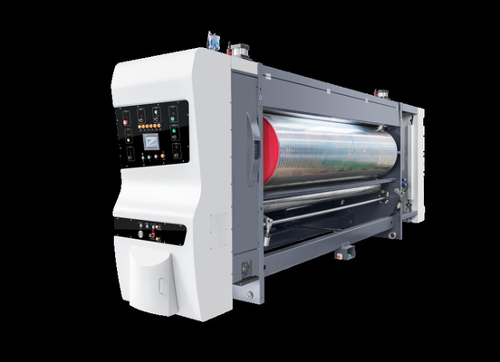 Máquina de corte de caja de cartón con ranuras de acero totalmente automática