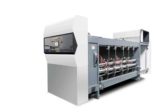 Se requiere una máquina automática de corte a presión de caja de cartón de impresión flexible de acero para diferentes cartones corrugados