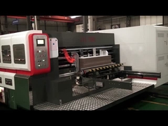 Máquina de corte a presión de caja de cartón de impresión flexible de acero 380V/50Hz/3Ph para la fabricación de cajas de cartón