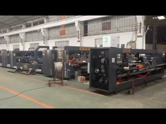 70kw Automático cartón corrugado carpeta máquina de pegamento de alta eficiencia de la caja de fabricación